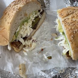 a sandwich on tin foil a sandwich on tin foil