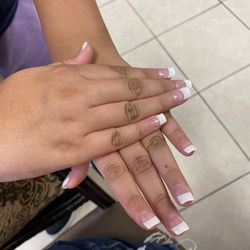 Lena Nails - French tip for 4th grade.