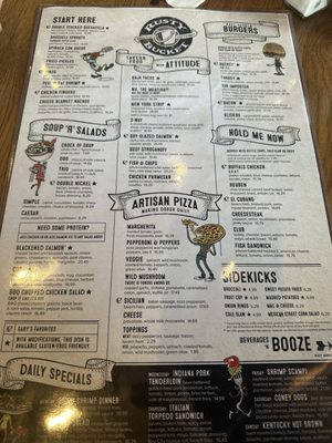 Menu photo 1 Rusty Bucket Restaurant and Tavern Columbus, OH