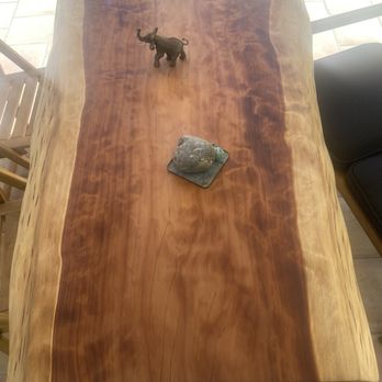 Truwood Builders - The top of the beautiful redwood table - Home Decor Near Me - rio Linda ca, California