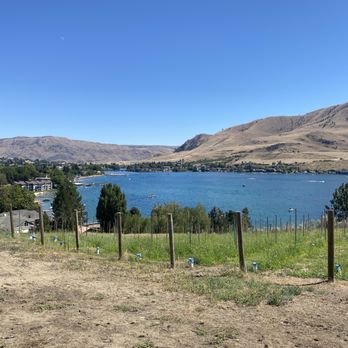 Vin du Lac Winery & Bistro - View from the deck - New American Near Me - Chelan, Washington