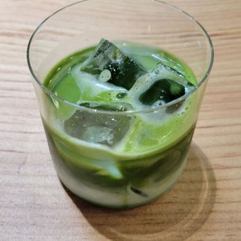Pinecone Bakeshop Plus Cafe - MATCHA CORTADO - Coffee & Tea Near Me - Alhambra, California