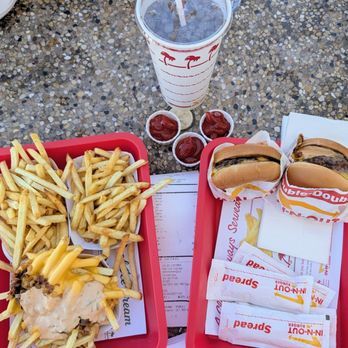 In-N-Out Burger - Our order. - Burgers Near Me - Barstow, California In-N-Out Burger - Our order. - Burgers Near Me - Barstow, California