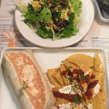 Wahaca - Veggie burrito with salad - Mexican Near Me - London, XGL