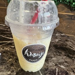 Just ice left over, barely any mango