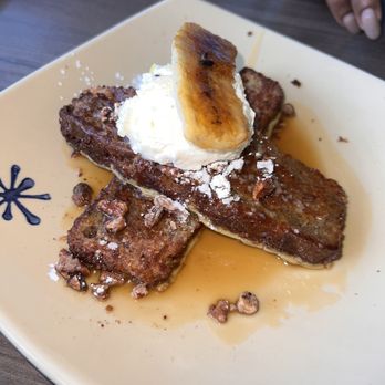 Snooze, an A.M. Eatery - Funky Monkey French Toast - Breakfast & Brunch Near Me - Houston, Texas