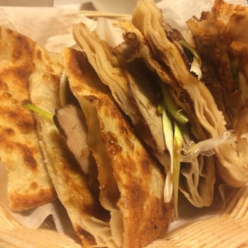 Potsticker House - Pork and chive "pancake" - Dim Sum Near Me - Chicago, Illinois
