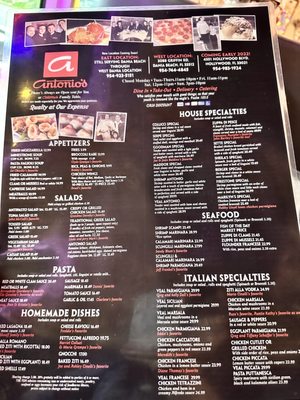 Menu photo 5 Antonio's Pizza Fort Lauderdale, FL