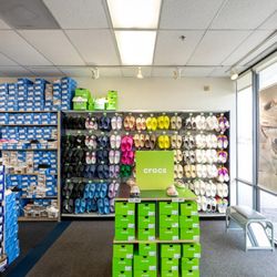 Rack Room Shoes - Shot of Popular Brand Section (I.e. Croc Shoe Wall)