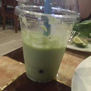 Pho Le - This is my favourite drink avacado smoothie with bubbles - Vietnamese Near Me - Berlin Township, New Jersey