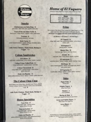 Menu photo 4 Cuban Burger Harrisonburg, VA