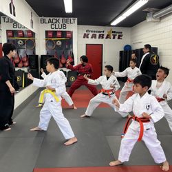 Crescent Moon Karate - Karate belt promotion in Los Angeles. Kids earn ranks through discipline and consistency at Crescent Moon Karate in 90019.
