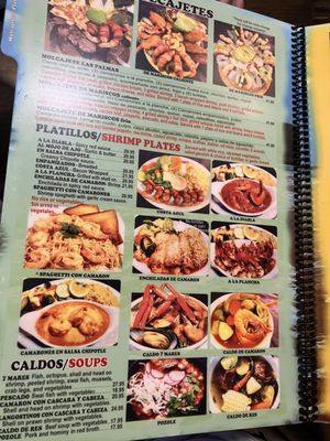 Menu photo 8 Mariscos Las Palmas San Jacinto, CA