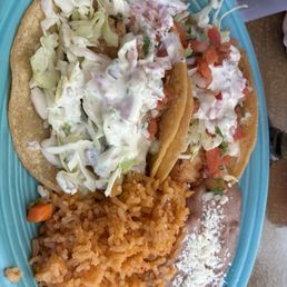 Baja Fish Taco Plate