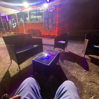 Bomb Tacos - Sitting area - Tacos Near Me - Austin, Texas