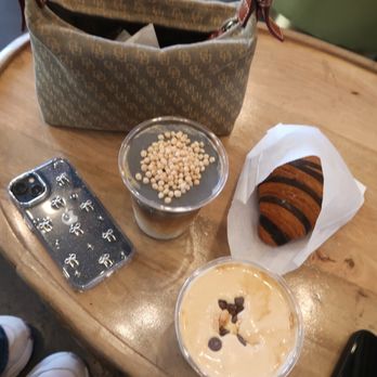 Series A Coffee - Black Sesame, Peanut Cream & Nutella Croissant - Coffee & Tea Near Me - Beverly Hills, California Series A Coffee - Black Sesame, Peanut Cream & Nutella Croissant - Coffee & Tea Near Me - Beverly Hills, California