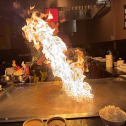 Ichiban Japanese Bistro & Steak house - Flames!