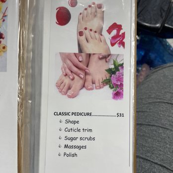 Vipro Nails Lounge - The starting price of pedis. I chose this one and she did a thorough job. - Eyelash Service Near Me - Fredericksburg, Virginia