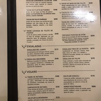 Mochomos - Menu - Desserts Near Me - Mexicali, BCN Mochomos - Menu - Desserts Near Me - Mexicali, BCN