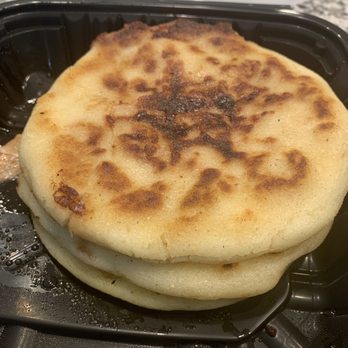 Guanacos Melting Pot - Pupusa Revueltas (pork, bean, and cheese pupusas), $11 - Food Trucks Near Me