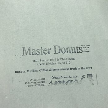 Master Donuts - Donuts Near Me - Citrus Heights, California Master Donuts - Donuts Near Me - Citrus Heights, California