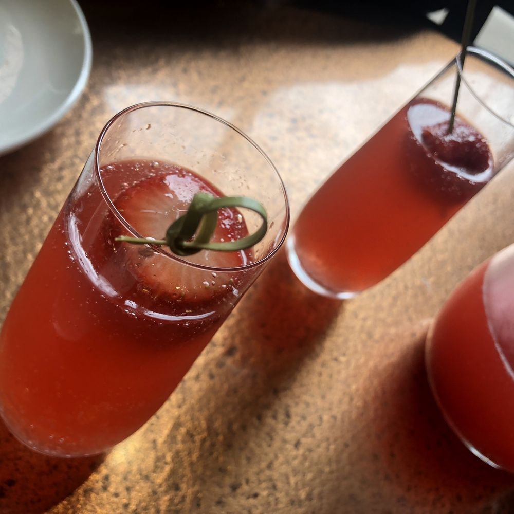 Another Broken Egg Cafe - Strawberry st Germaine mimosas - Breakfast & Brunch Near Me - Shenandoah, Texas