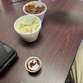 Puny John's BBQ - Coleslaw and baked beans - Barbeque Near Me - Tombstone, Arizona