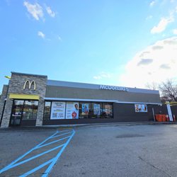 McDonald's - Outside entrance to McDonalds.