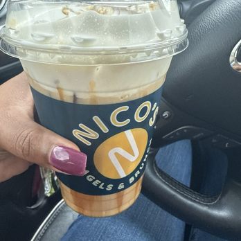 Nicos Bagels & Brunch - Iced Ultimate PSL - Breakfast & Brunch Near Me - Gambrills, Maryland