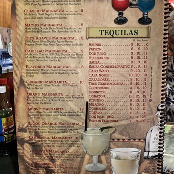 Rancho Chico Stuart - Menu page 7: Drinks - Mexican Near Me - Stuart, Florida