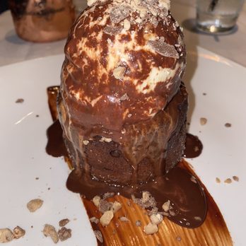 Chart House - Hot Chocolate Lava Cake - Seafood Near Me - Weehawken, New Jersey