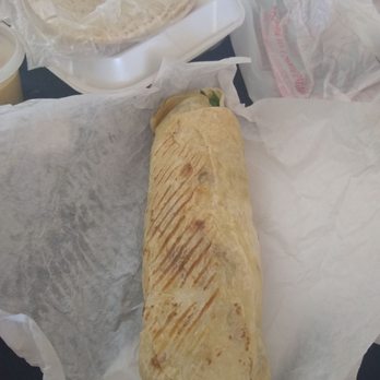 Caravan Grill - This is supposed to be a Gyro Sandwich. It's a burrito with fake gyro meat inside. - Halal Near Me - Tucson, Arizona Caravan Grill - This is supposed to be a Gyro Sandwich. It's a burrito with fake gyro meat inside. - Halal Near Me - Tucson, Arizona