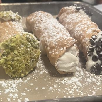 DeSano Pizzeria Napoletana - CANNOLI NOCCIOLA, CANNOLI PISTACCHIO and CANNOLI TRADIZIONALE - Pizza Near Me - North Palm Beach, Florida