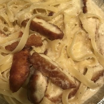 Bruno’s Pizza - Alfredo Fettuccine with crispy chicken added - Pizza Near Me - Cockeysville, Maryland