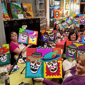 Brush & Cork - Dia de Los Muertas - Art Schools Near Me - Sonora, California
