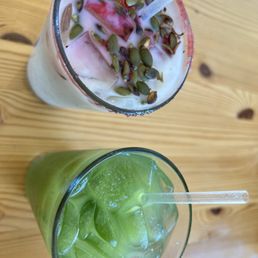 Horchata and aguas frescas