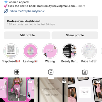 TRAP BEAUTY BAR V - Updated November 2025 - Request an Appointment