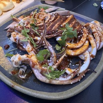 Xinjiang BBQ - Whole Squid - Asian Fusion Near Me - San Diego, California Xinjiang BBQ - Whole Squid - Asian Fusion Near Me - San Diego, California