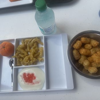 Pym Test Kitchen - Butter noodles and yogurt with a side of potato bites - Coffee & Tea Near Me - Anaheim, California