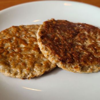 Honeybella Pancakes & Cafe - Big sausage patties! Twice the size of the ones I find elsewhere. - Breakfast & Brunch Near Me - Wauconda, Illinois Honeybella Pancakes & Cafe - Big sausage patties! Twice the size of the ones I find elsewhere. - Breakfast & Brunch Near Me - Wauconda, Illinois