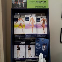 Heidi's Pharmacy - Sigvaris compression stockings! Helps circulate blood, perfect for those working on their feet all day :D
