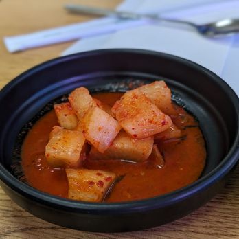 Sisters Dumpling - Radish kimchi - Korean Near Me - Los Angeles, California Sisters Dumpling - Radish kimchi - Korean Near Me - Los Angeles, California