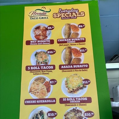 Menu photo 5 Nevada Taco Grill Reno, NV Menu photo 5 Nevada Taco Grill Reno, NV