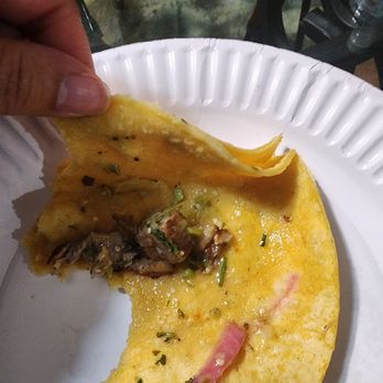 Colima Taqueria - No meat, all fat chunks in my 3 tacos. - Tacos Near Me - Bronx, New York