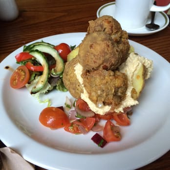 Cherry Reds - Falafel piled on a jacket potato? Sure! - Specialty Food Near Me - Birmingham, XWM Cherry Reds - Falafel piled on a jacket potato? Sure! - Specialty Food Near Me - Birmingham, XWM