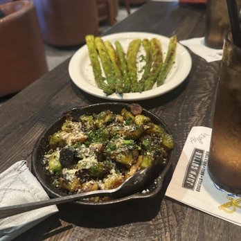 Rustic House Summerlin South - Side of Asparagus and Roasted Brussels Sprouts - Salad Near Me - Las Vegas, Nevada Rustic House Summerlin South - Side of Asparagus and Roasted Brussels Sprouts - Salad Near Me - Las Vegas, Nevada