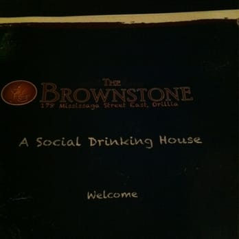 The Brownstone Cafe - a sign for a social drinking house - Bars Near Me - Orillia, Ontario The Brownstone Cafe - a sign for a social drinking house - Bars Near Me - Orillia, Ontario