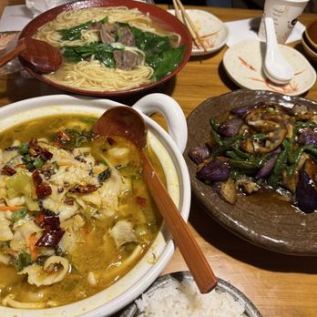 Chuan Bistro - sauerkraut pickled fish, braised beef noodles, eggplant with string beans - Chinese Near Me - Queens, New York