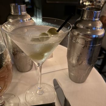 Steak 48 - Martini with blue cheese stuffed olives - Steakhouses Near Me - Charlotte, North Carolina Steak 48 - Martini with blue cheese stuffed olives - Steakhouses Near Me - Charlotte, North Carolina