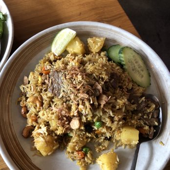 Fern Thai on Main - Pineapple fried rice ($13.95) - Thai Near Me - Bellevue, Washington